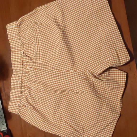 Everlane easy short, orange gingham - Picture 6 of 6